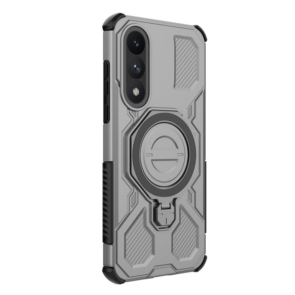 OnePlus Nord 5 - EIDERWOOD Hybrid Håndværker Cover m. Kickstand - MagSafe Kompatibel - Grå