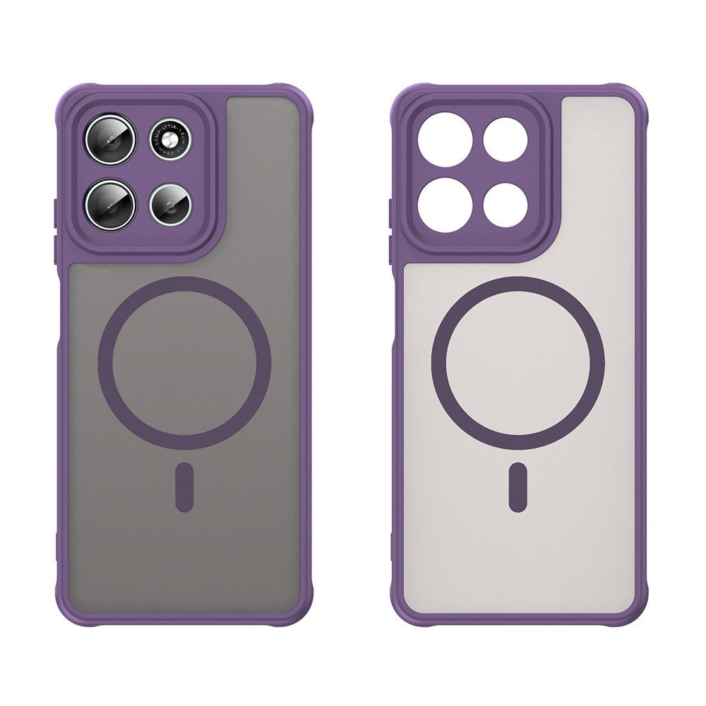 Motorola Moto G56 - EIDERWOOD Hybrid Plastik Cover - MagSafe Kompatibel - Lilla
