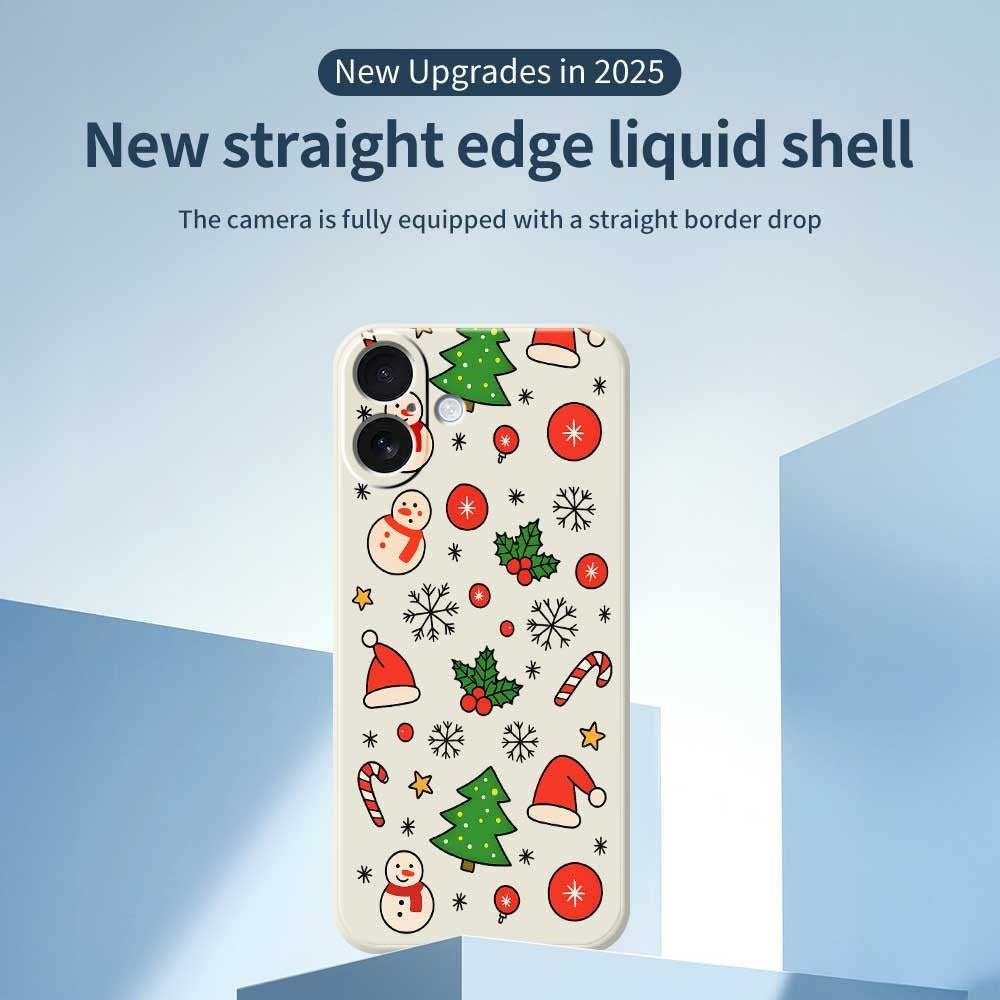 EIDERWOOD iPhone 17 Jule Mobilcover - Fleksibelt Plastik - Julemotiver / Sort