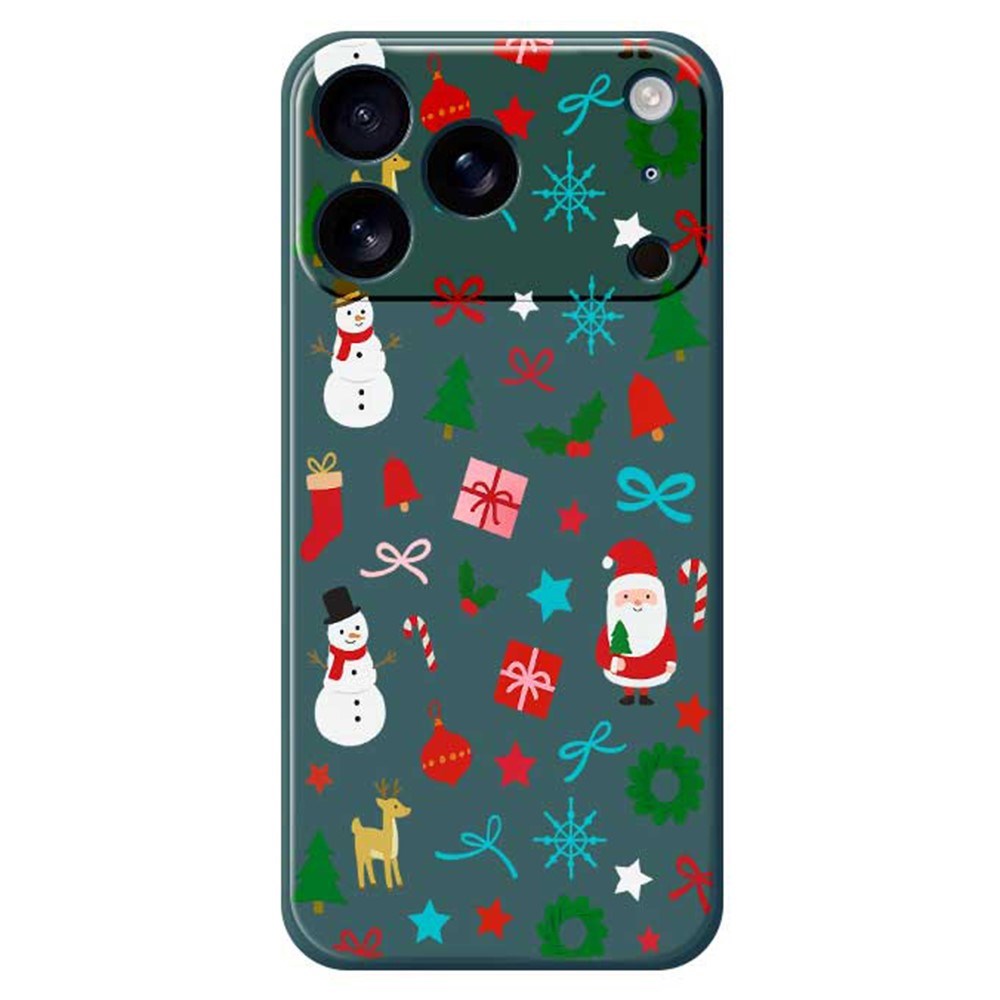 EIDERWOOD iPhone 17 Pro Jule Mobilcover - Fleksibelt Plastik - Juledekorationer / Grøn