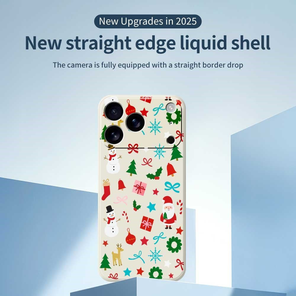 EIDERWOOD iPhone 17 Pro Jule Mobilcover - Fleksibelt Plastik - Juledekorationer / Grøn