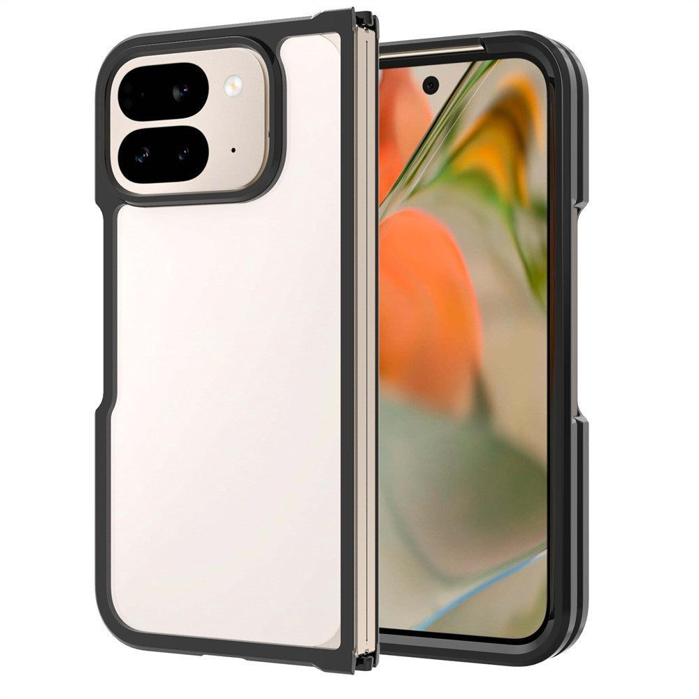 EIDERWOOD Google Pixel 10 Pro Fold Hybrid Plast Mobil Cover - Gennemsigtig / Sort