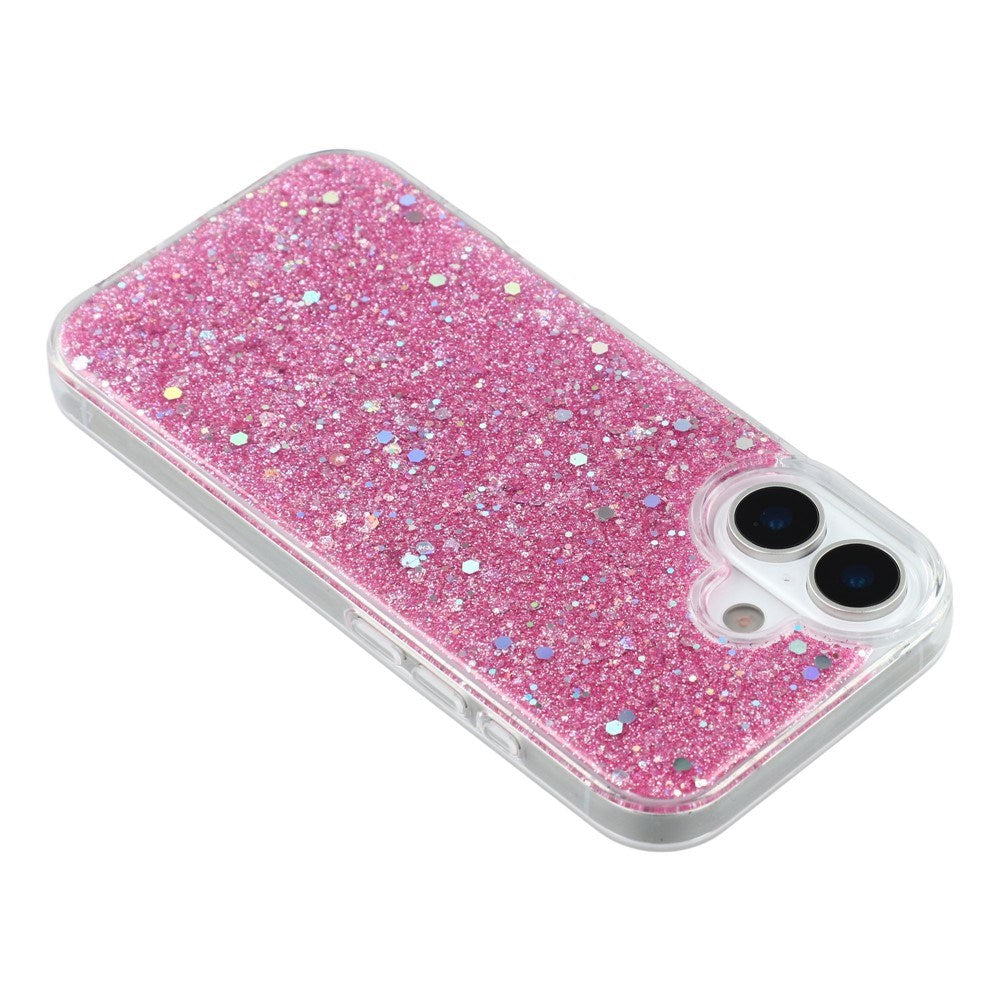 EIDERWOOD iPhone 17 Glitter Mobil Cover - Lyserød