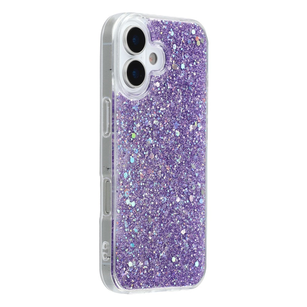 EIDERWOOD iPhone 17 Glitter Mobil Cover - Lilla