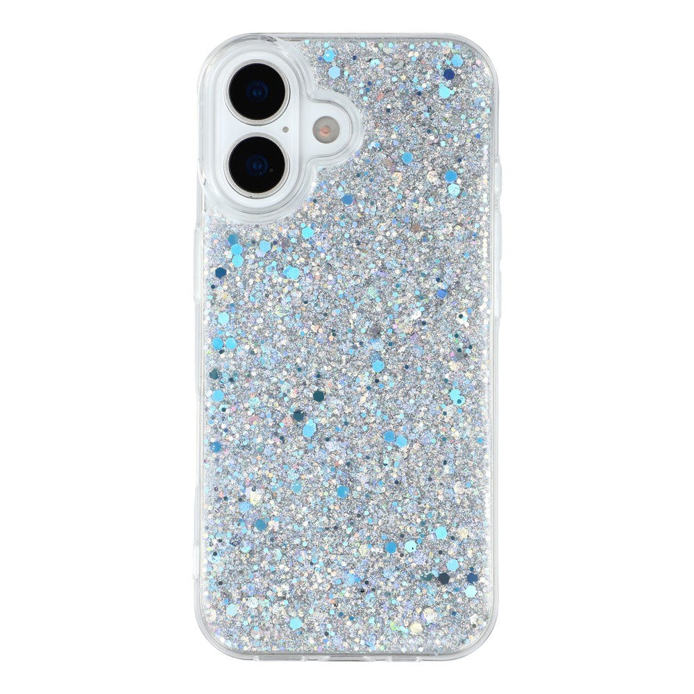 EIDERWOOD iPhone 17 Glitter Mobil Cover - Sølv
