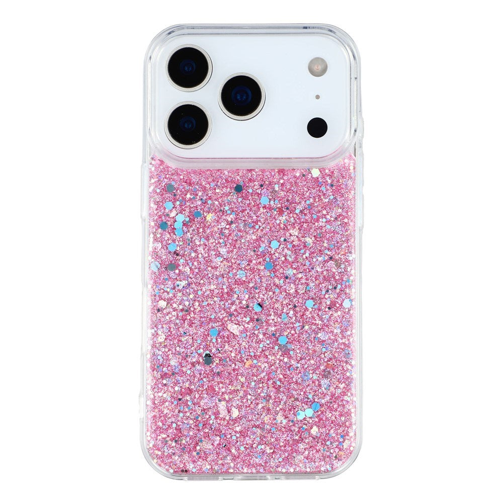 EIDERWOOD iPhone 17 Pro Max Glitter Mobil Cover - Lyserød