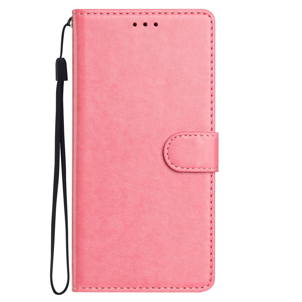 Xiaomi 15T EIDERWOOD Kunstlæder Mobilcover m. Kortholder & Strop - Lyserød