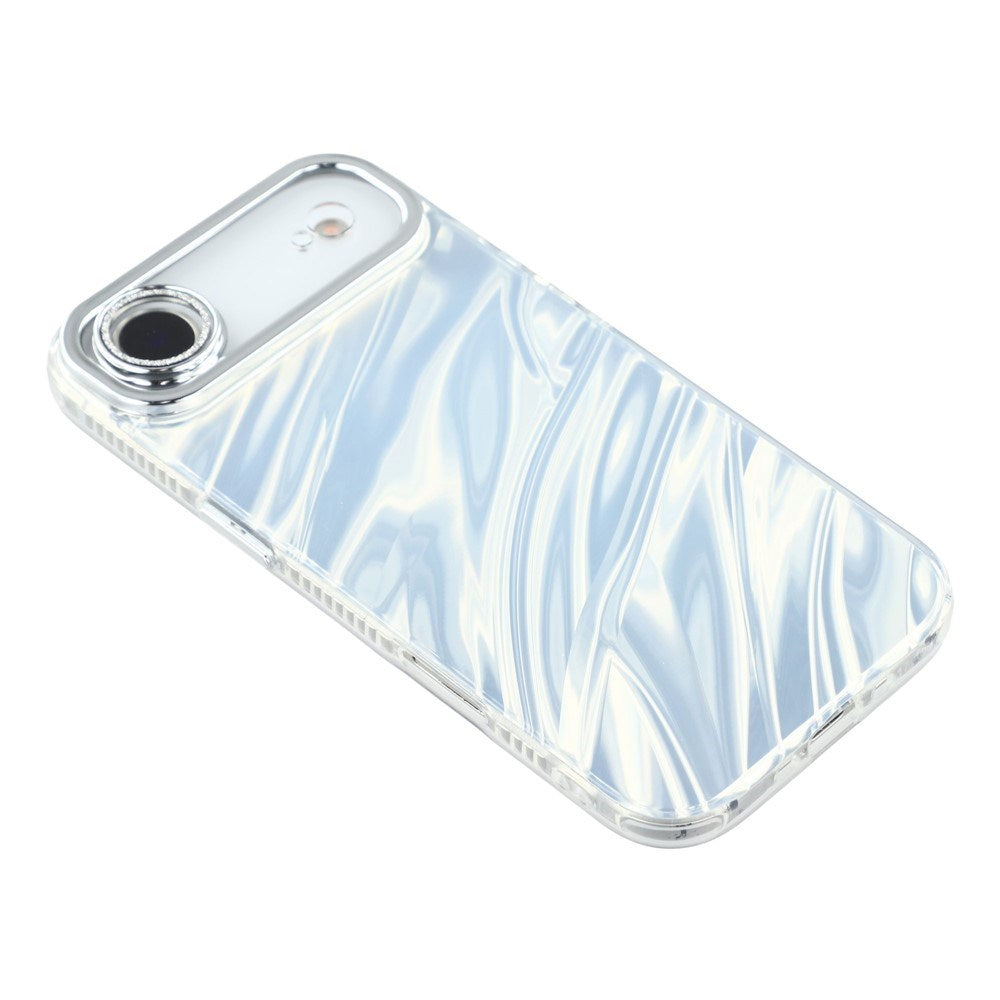 iPhone Air - EIDERWOOD Hybrid Cover m. Kameralinsebeskyttelse - Bølget Mønster / Sølv
