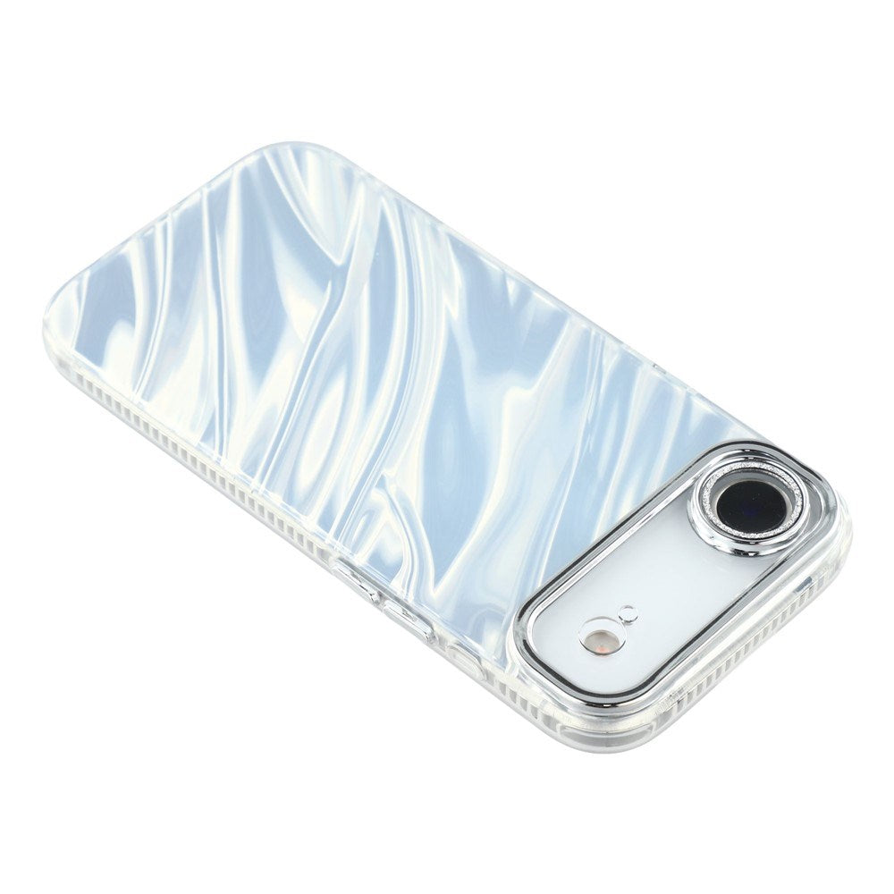 iPhone Air - EIDERWOOD Hybrid Cover m. Kameralinsebeskyttelse - Bølget Mønster / Sølv