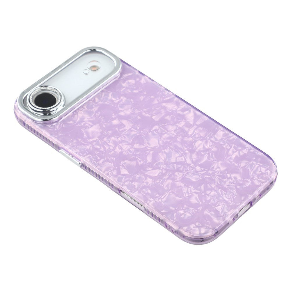 iPhone Air - EIDERWOOD Hybrid Cover m. Kameralinsebeskyttelse - Perlemorsmønster / Lilla