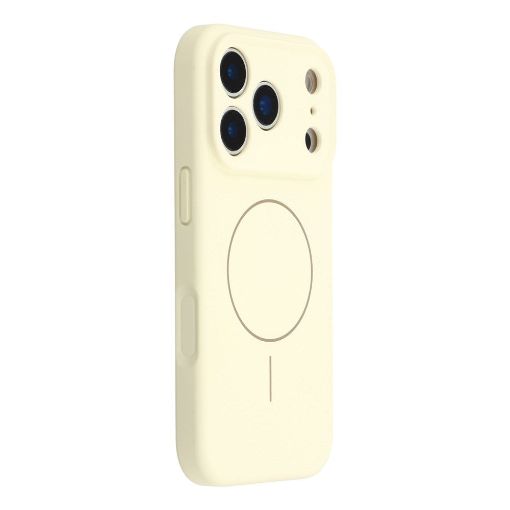 EIDERWOOD iPhone 17 Pro Max Fleksibelt Plastik Mobil Cover m. Foret Inderside - MagSafe Kompatibel - Hvid
