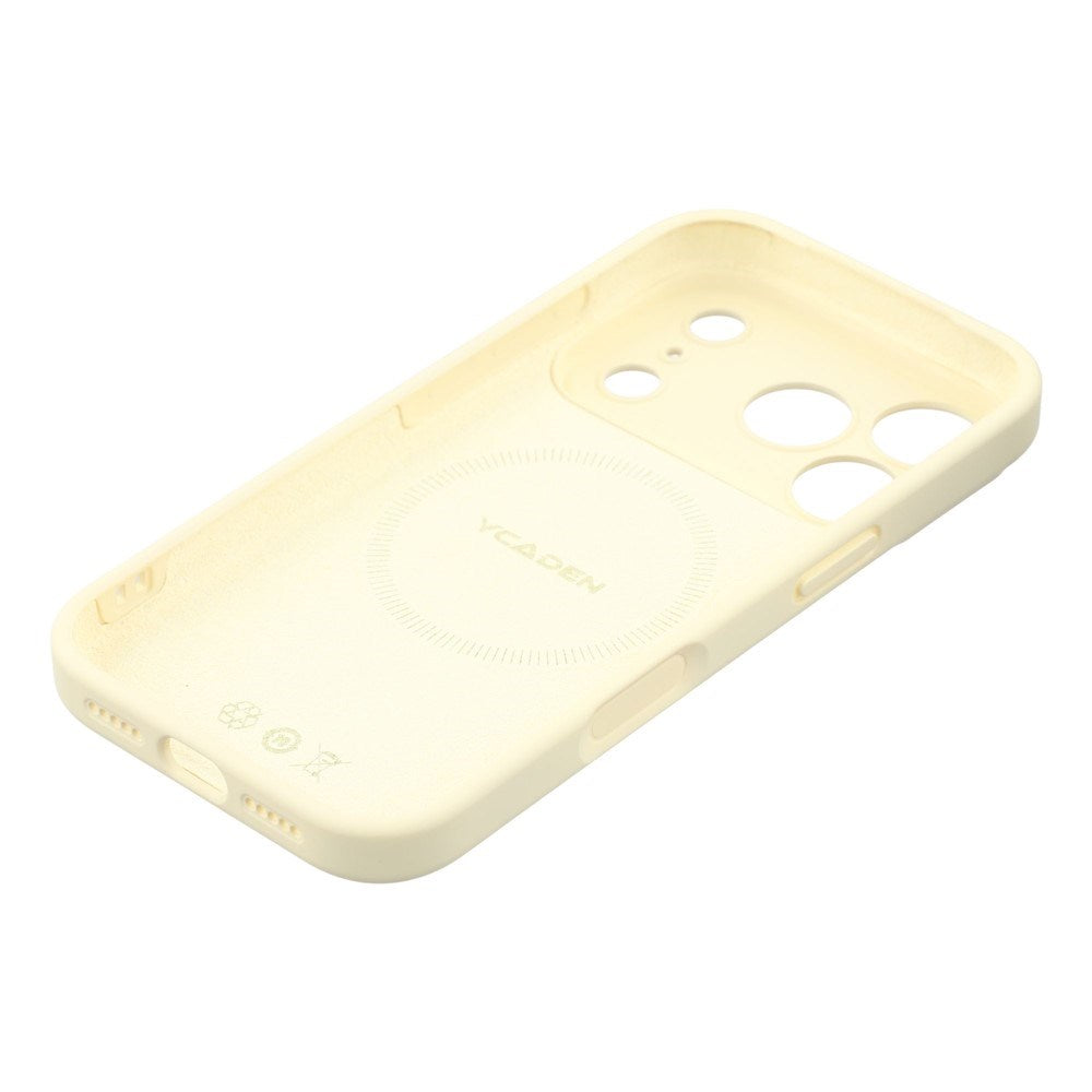 EIDERWOOD iPhone 17 Pro Max Fleksibelt Plastik Mobil Cover m. Foret Inderside - MagSafe Kompatibel - Hvid