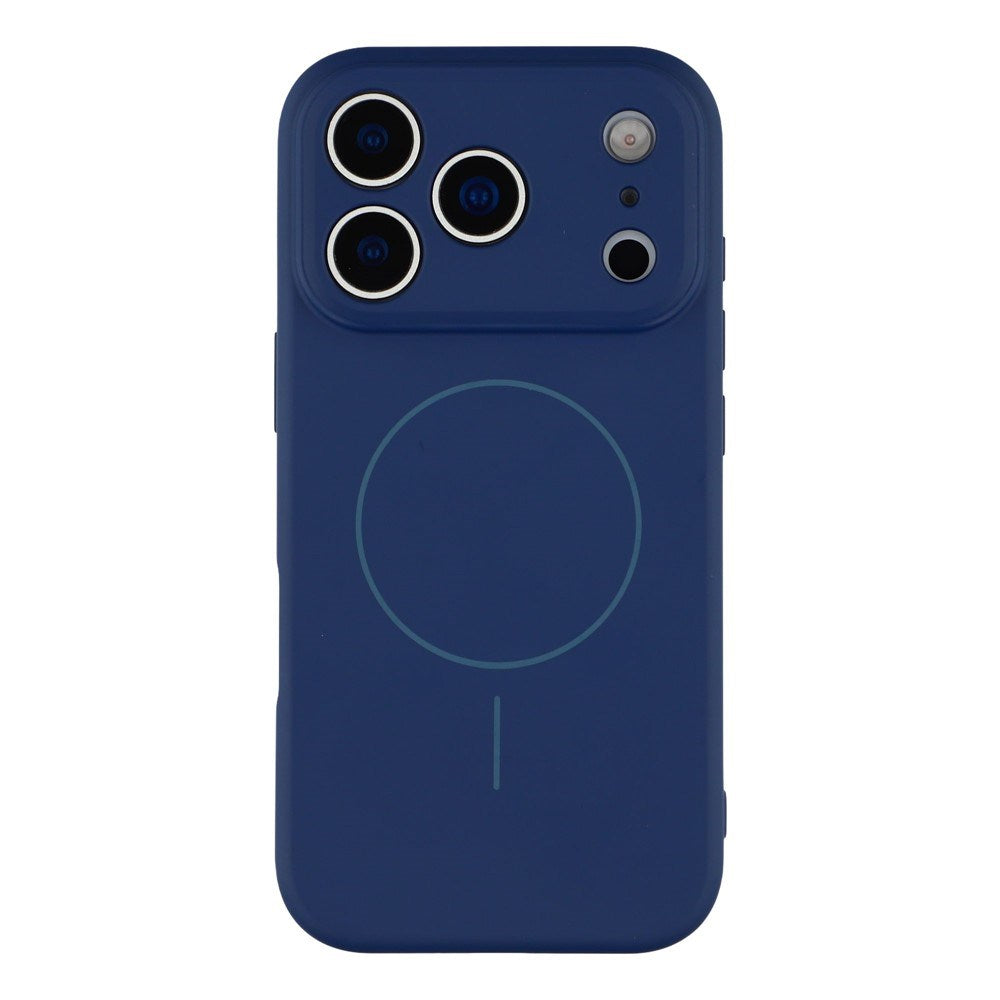 EIDERWOOD iPhone 17 Pro Max Fleksibelt Plastik Mobil Cover m. Foret Inderside - MagSafe Kompatibel - Mørkeblå