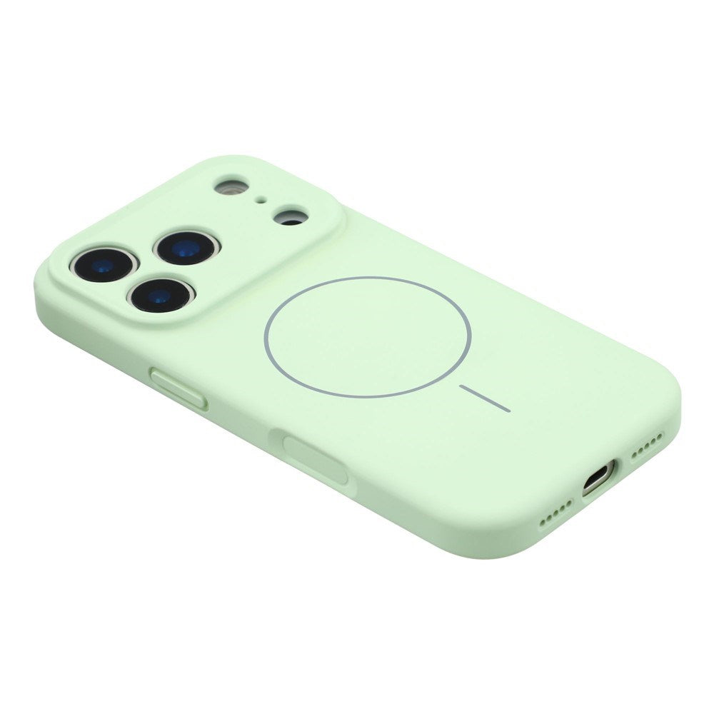EIDERWOOD iPhone 17 Pro Fleksibelt Plastik Mobil Cover m. Foret Inderside - MagSafe Kompatibel - Mintgrøn