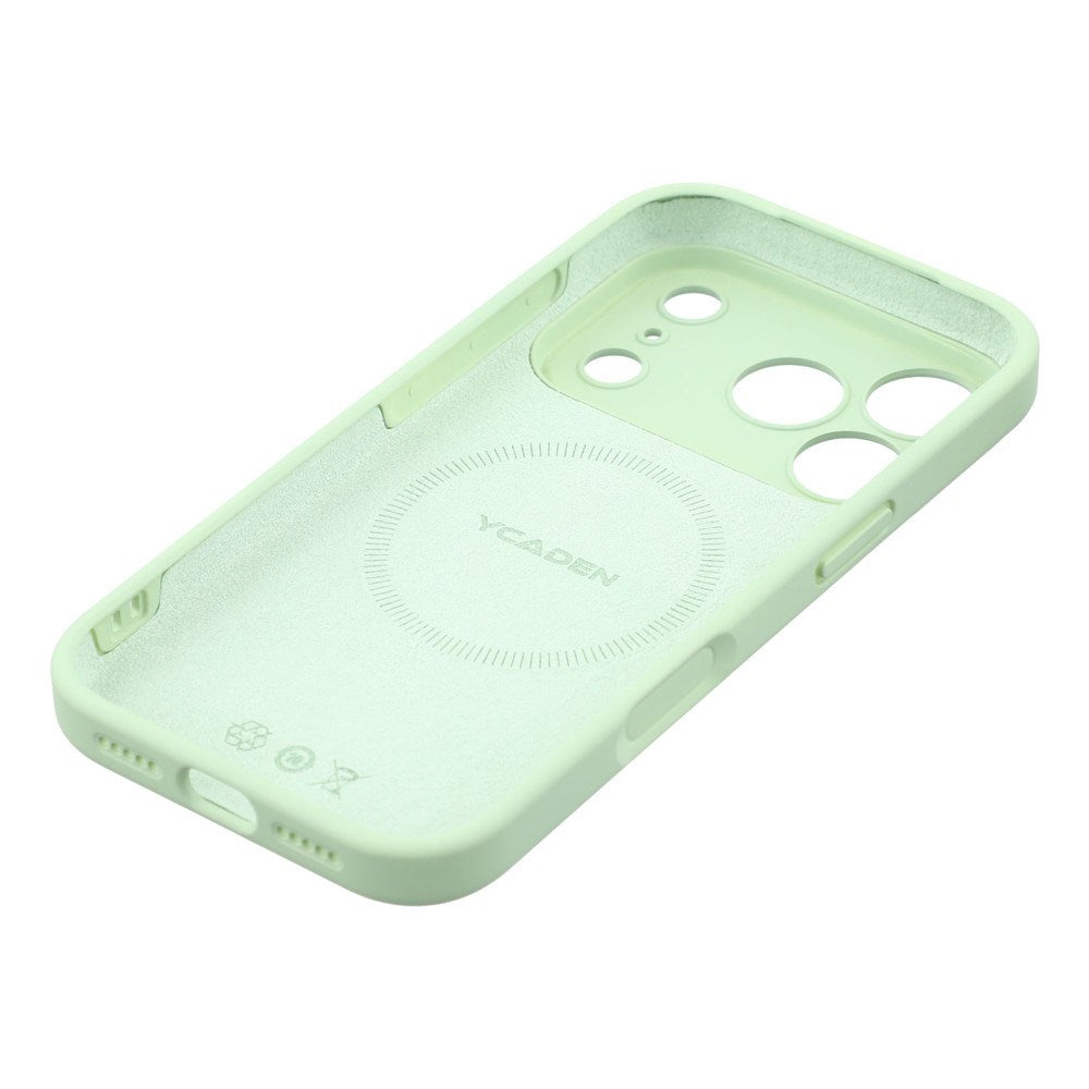 EIDERWOOD iPhone 17 Pro Fleksibelt Plastik Mobil Cover m. Foret Inderside - MagSafe Kompatibel - Mintgrøn