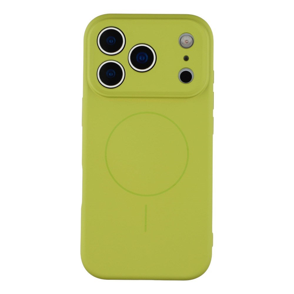 EIDERWOOD iPhone 17 Pro Fleksibelt Plastik Mobil Cover m. Foret Inderside - MagSafe Kompatibel - Grøn