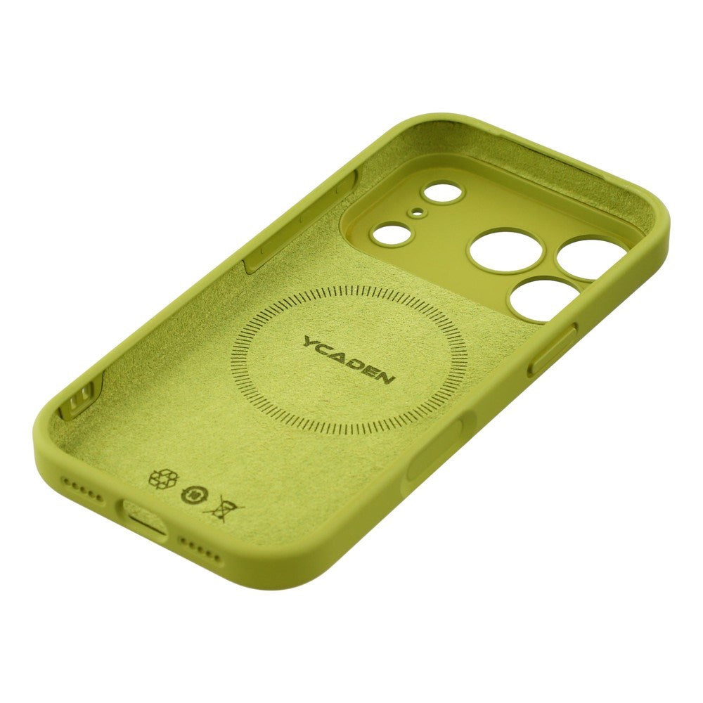 EIDERWOOD iPhone 17 Pro Fleksibelt Plastik Mobil Cover m. Foret Inderside - MagSafe Kompatibel - Grøn
