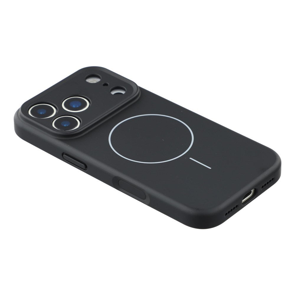 EIDERWOOD iPhone 17 Pro Fleksibelt Plastik Mobil Cover m. Foret Inderside - MagSafe Kompatibel - Sort