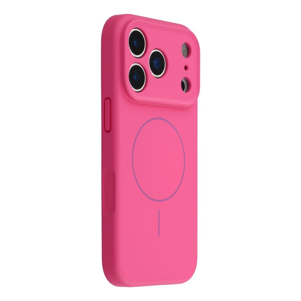 EIDERWOOD iPhone 17 Pro Fleksibelt Plastik Mobil Cover m. Foret Inderside - MagSafe Kompatibel - Pink