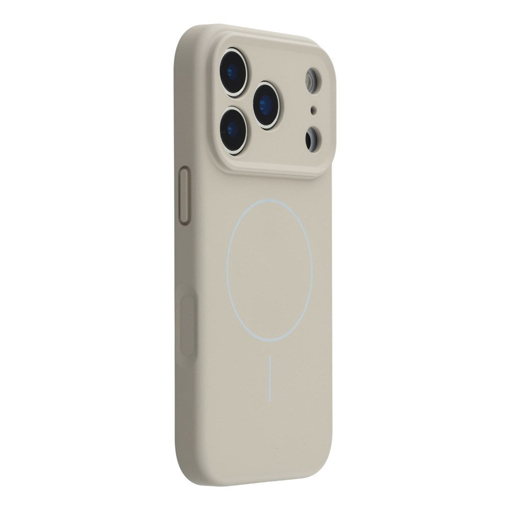 EIDERWOOD iPhone 17 Pro Fleksibelt Plastik Mobil Cover m. Foret Inderside - MagSafe Kompatibel - Grå