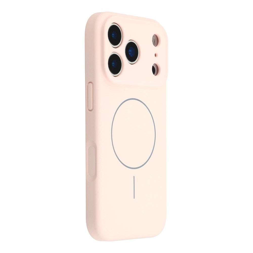 EIDERWOOD iPhone 17 Pro Fleksibelt Plastik Mobil Cover m. Foret Inderside - MagSafe Kompatibel - Lyserød