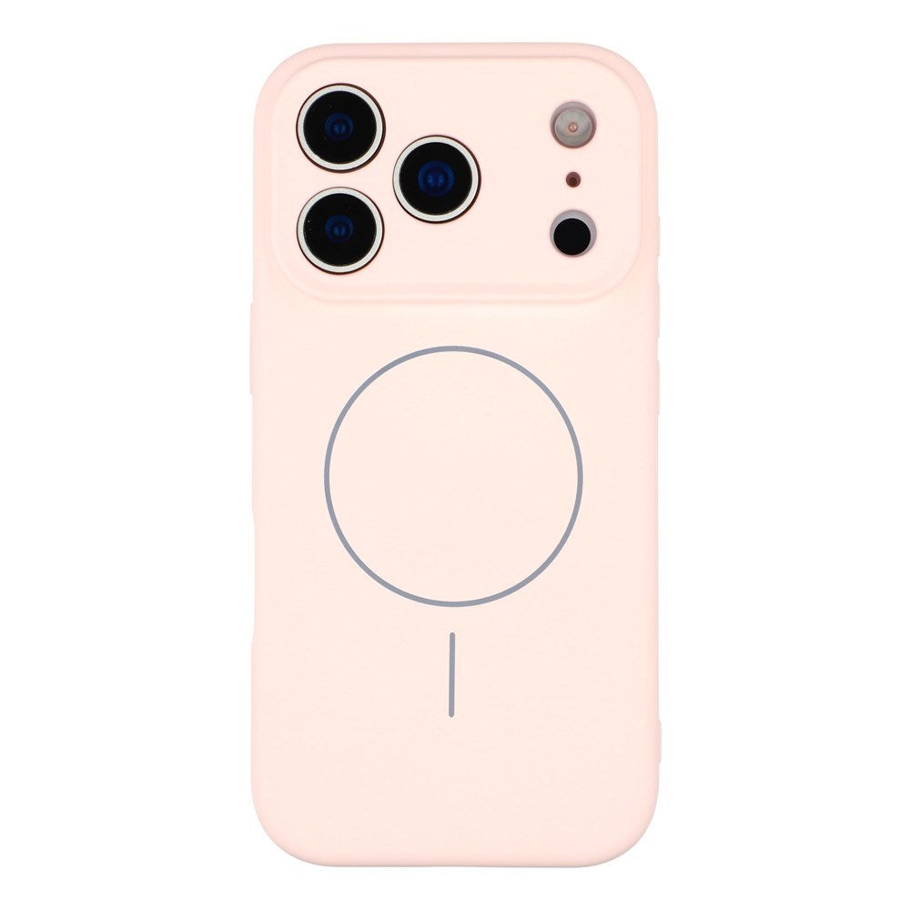 EIDERWOOD iPhone 17 Pro Fleksibelt Plastik Mobil Cover m. Foret Inderside - MagSafe Kompatibel - Lyserød