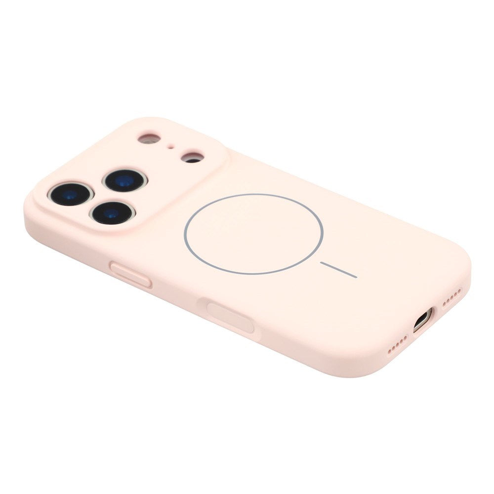 EIDERWOOD iPhone 17 Pro Fleksibelt Plastik Mobil Cover m. Foret Inderside - MagSafe Kompatibel - Lyserød