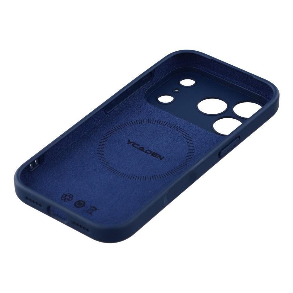 EIDERWOOD iPhone 17 Pro Fleksibelt Plastik Mobil Cover m. Foret Inderside - MagSafe Kompatibel - Mørkeblå