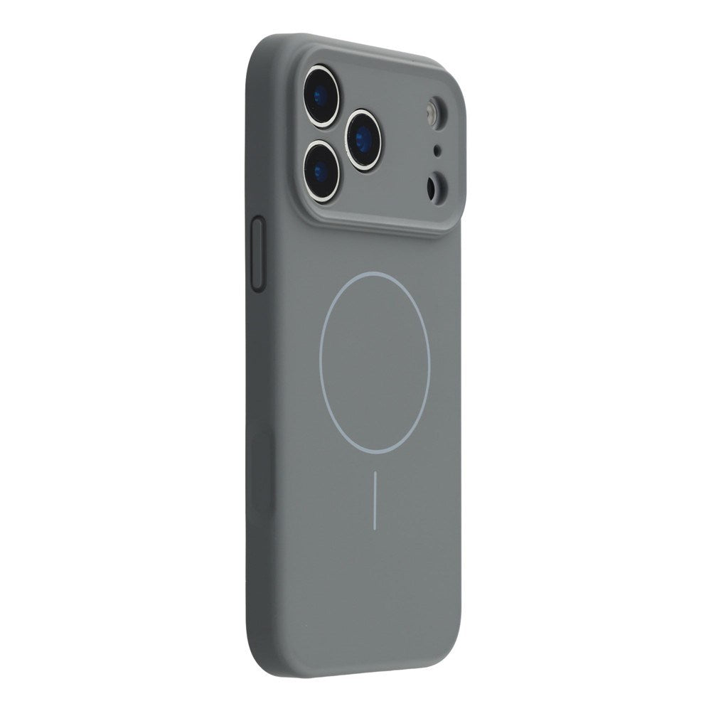 EIDERWOOD iPhone 17 Pro Fleksibelt Plastik Mobil Cover m. Foret Inderside - MagSafe Kompatibel - Mørkegrå