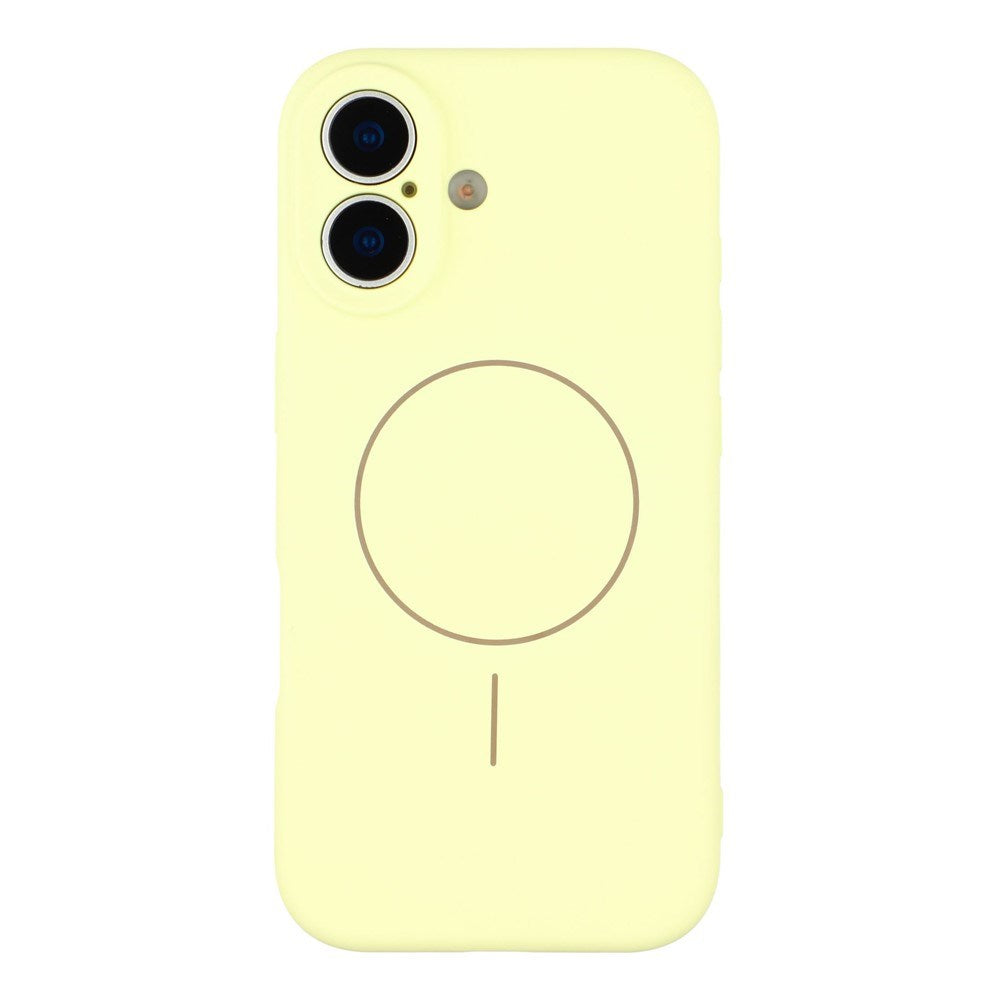 EIDERWOOD iPhone 17 Fleksibelt Plastik Mobil Cover m. Foret Inderside - MagSafe Kompatibel - Gul