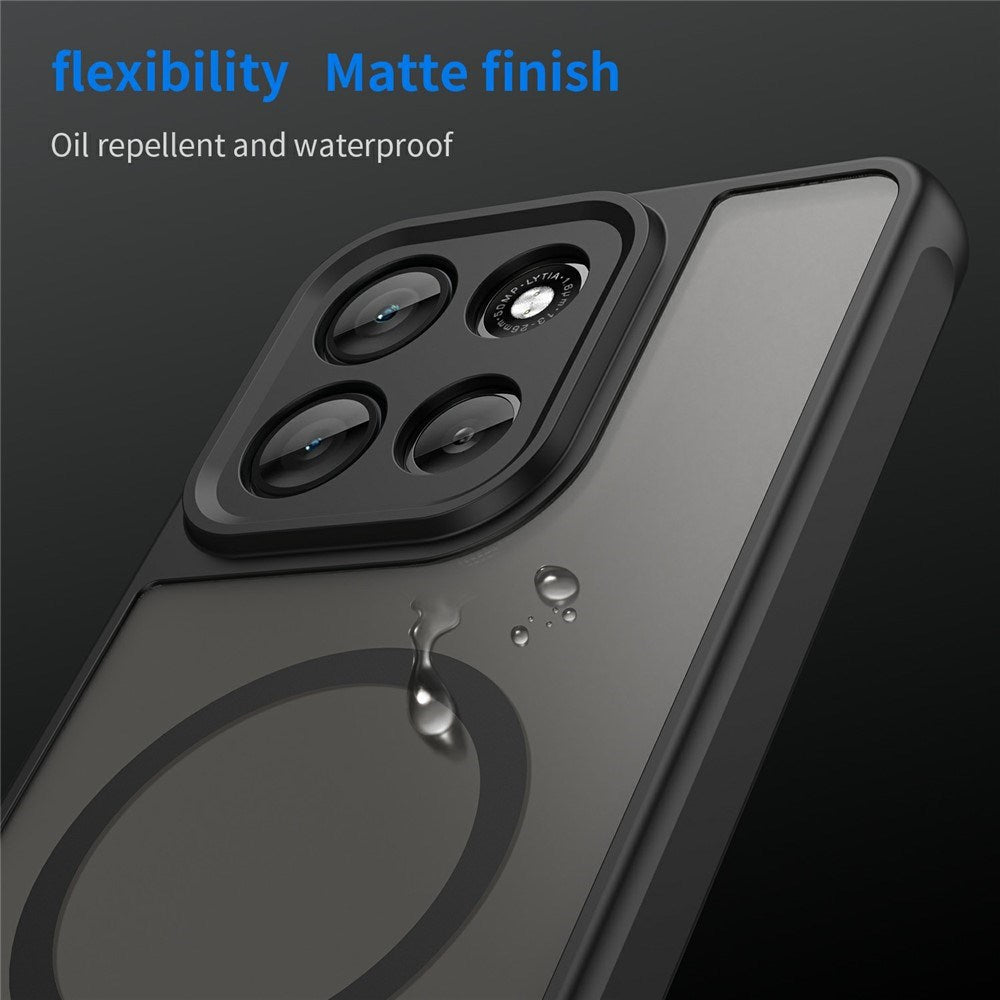 Motorola Moto G86 Power EIDERWOOD Hybrid Plastik Mobil Cover - MagSafe Kompatibel - Sort