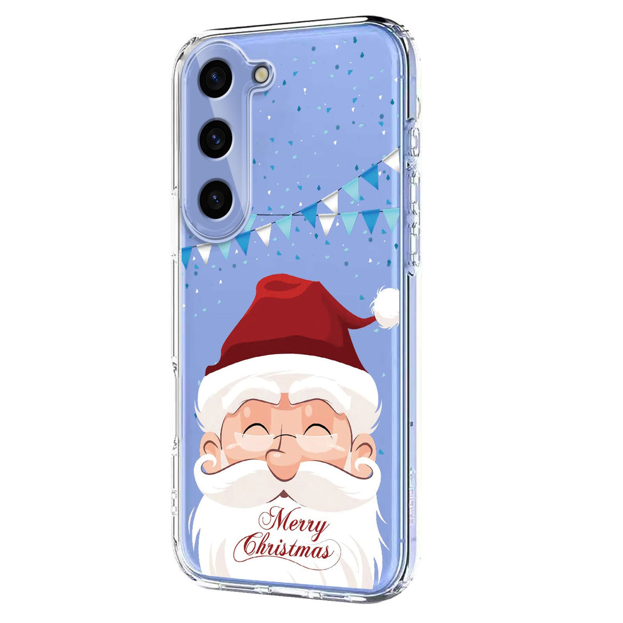 EIDERWOOD Samsung Galaxy S25+ (Plus) / S24+ (Plus) Fleksibelt Plast Jule Mobil Cover - Gennemsigtig / Julemanden