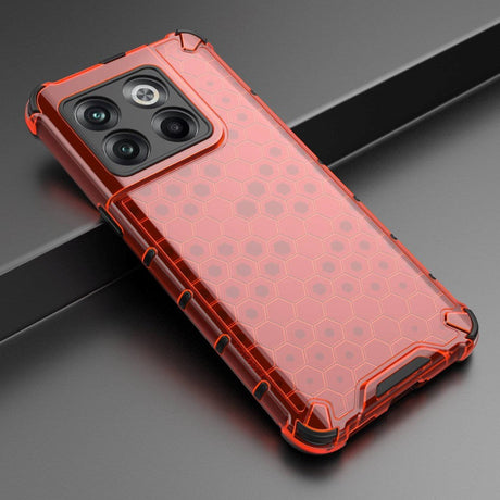 OnePlus 10T Hybrid Honeycomb Case - Rød