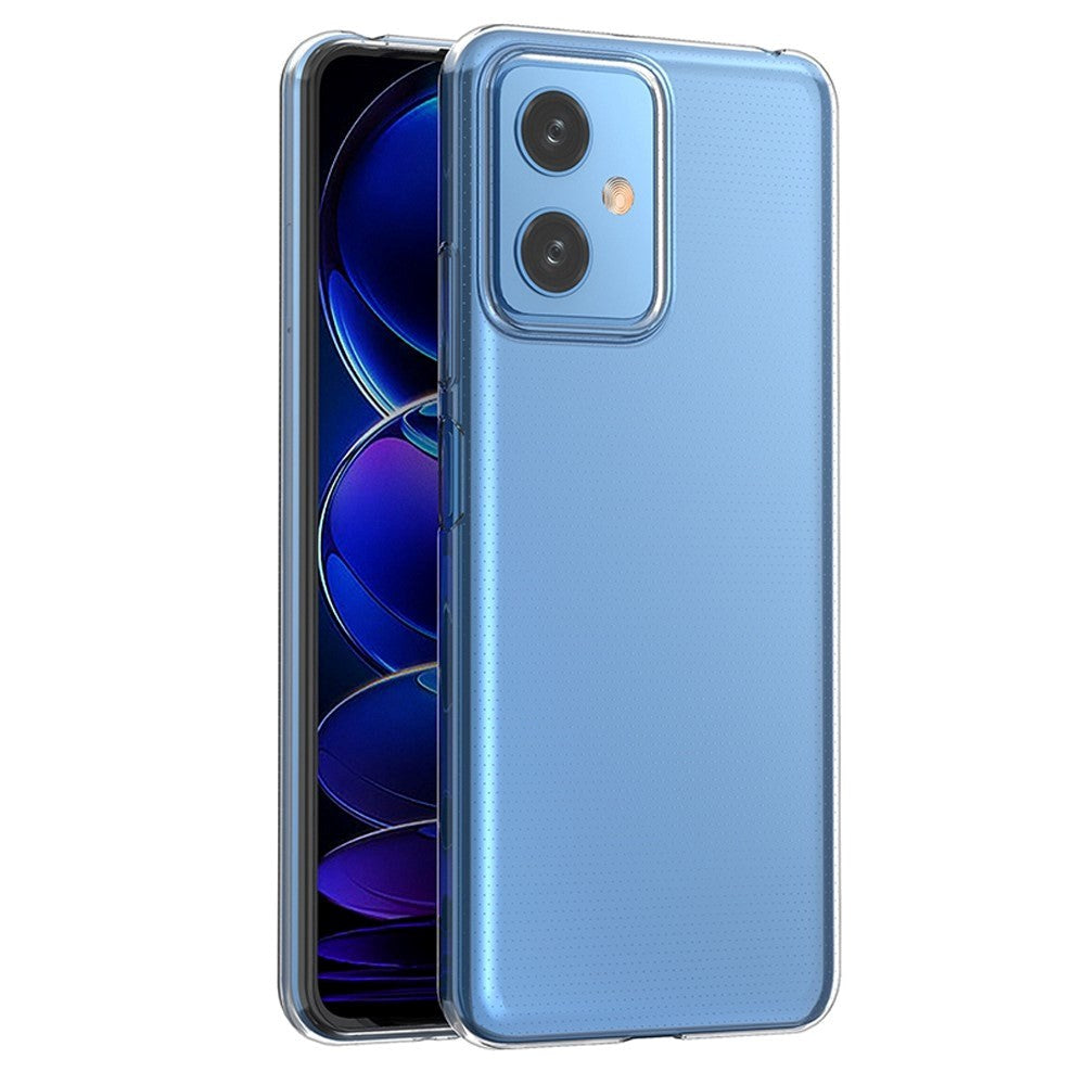 Xiaomi Redmi Note 12 (5G) / Poco X5 (5G) Fleksibelt Plastik Mobil Cover - Gennemsigtig