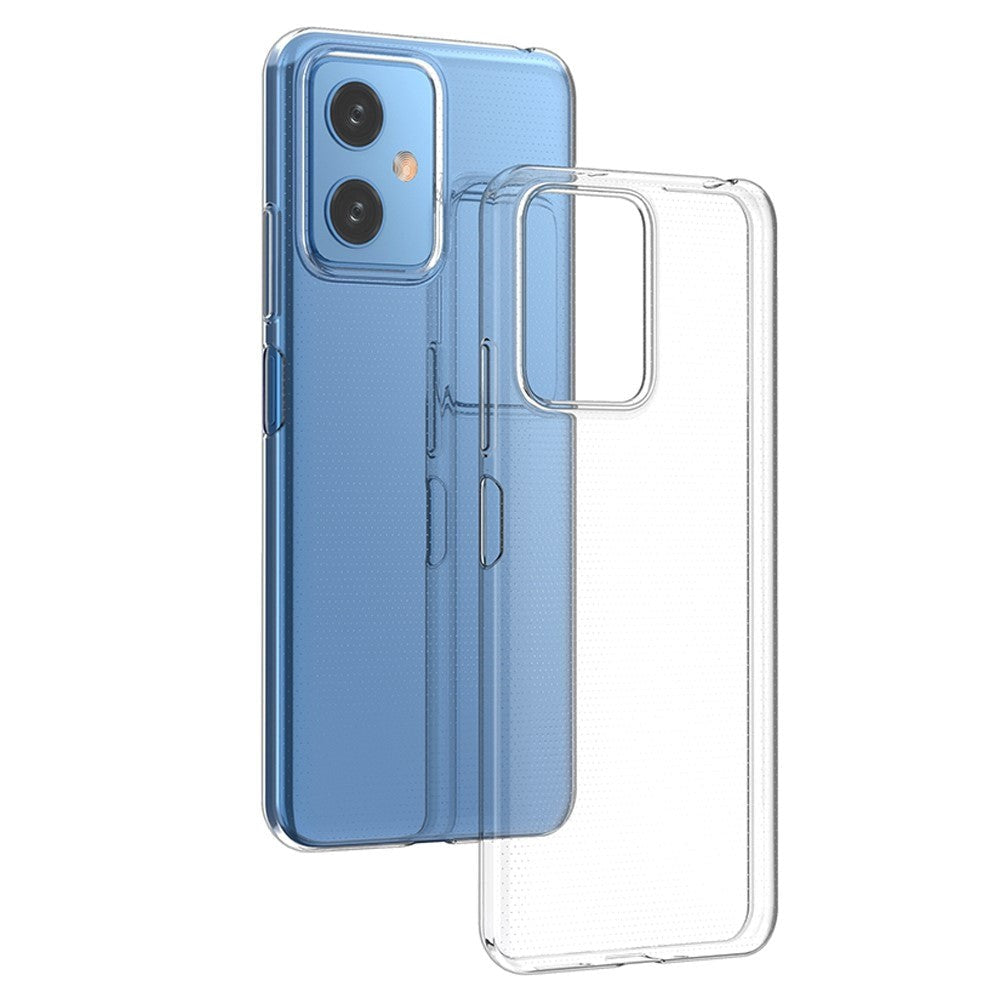 Xiaomi Redmi Note 12 (5G) / Poco X5 (5G) Fleksibelt Plastik Mobil Cover - Gennemsigtig