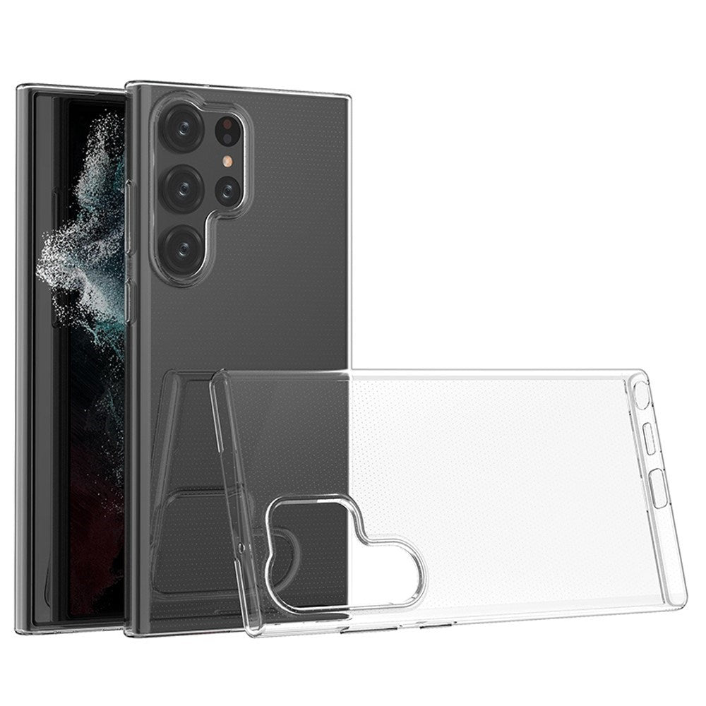 EIDERWOOD - Samsung Galaxy S23 Ultra - Fleksibelt Plastik Cover - Gennemsigtig