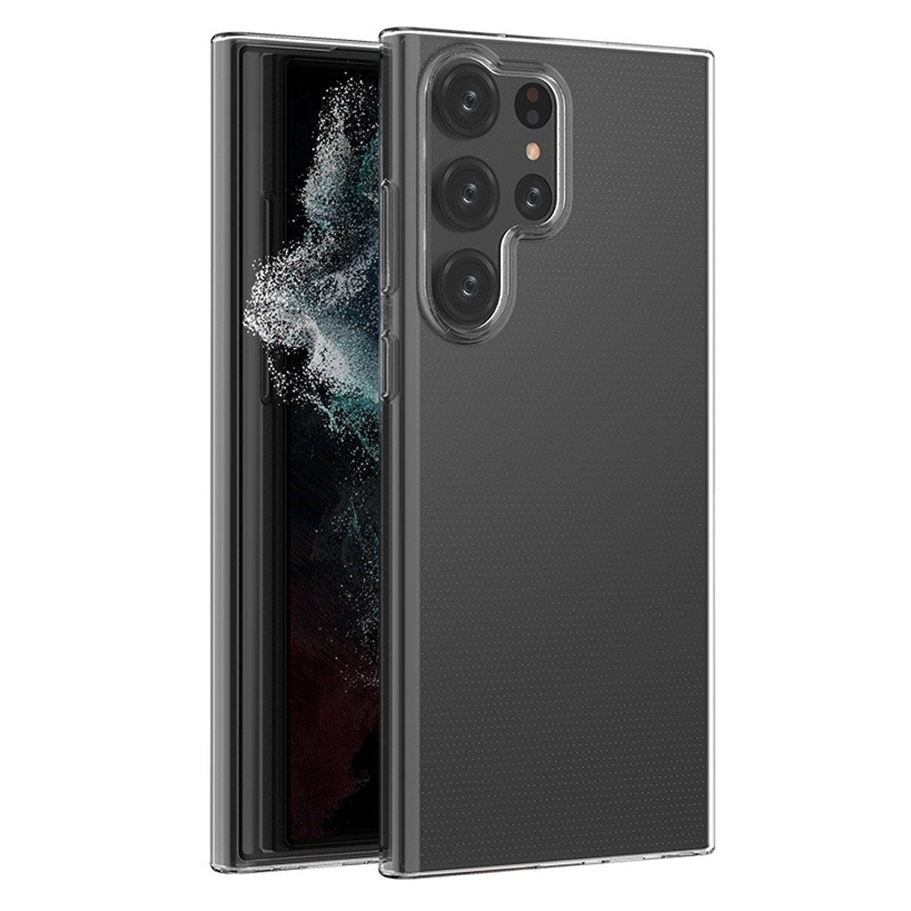 EIDERWOOD - Samsung Galaxy S23 Ultra - Fleksibelt Plastik Cover - Gennemsigtig