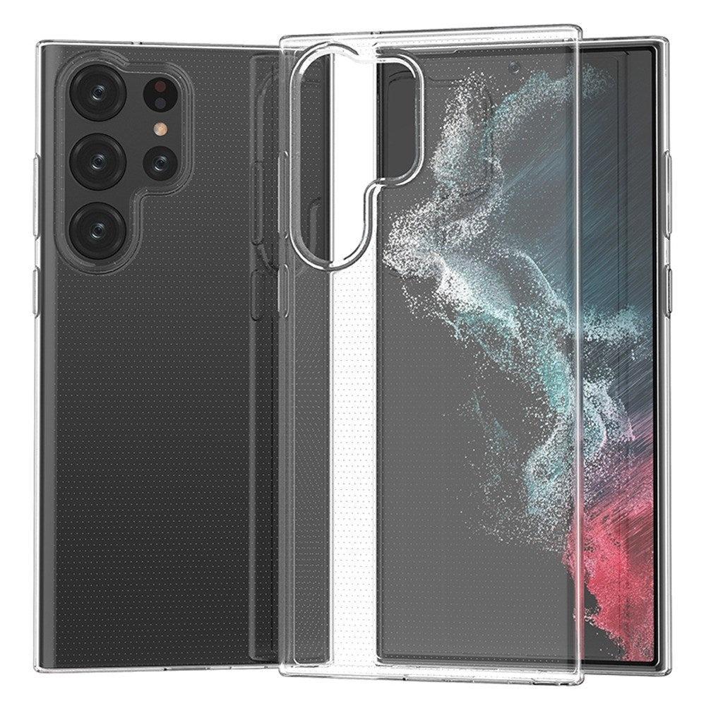 EIDERWOOD - Samsung Galaxy S23 Ultra - Fleksibelt Plastik Cover - Gennemsigtig