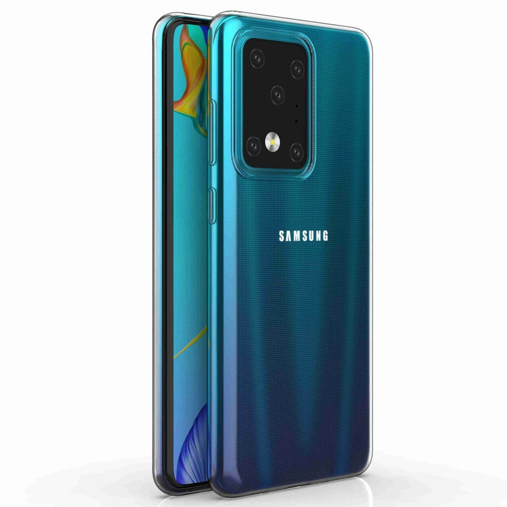 Samsung Galaxy S20 Ultra - EIDERWOOD Fleksibelt Plastik Bagside Cover - Gennemsigtig