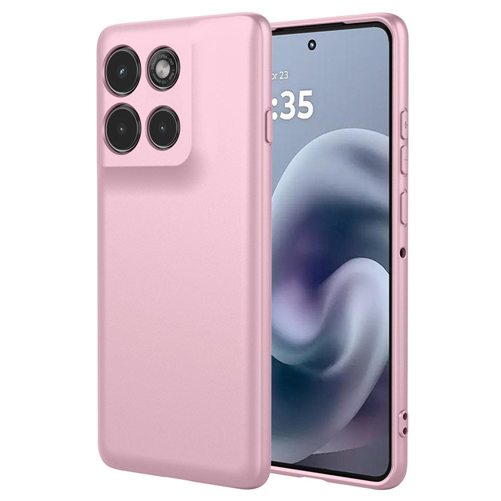 Motorola Moto G86 Power EIDERWOOD Fleksibelt Plastik Cover - Lyserød