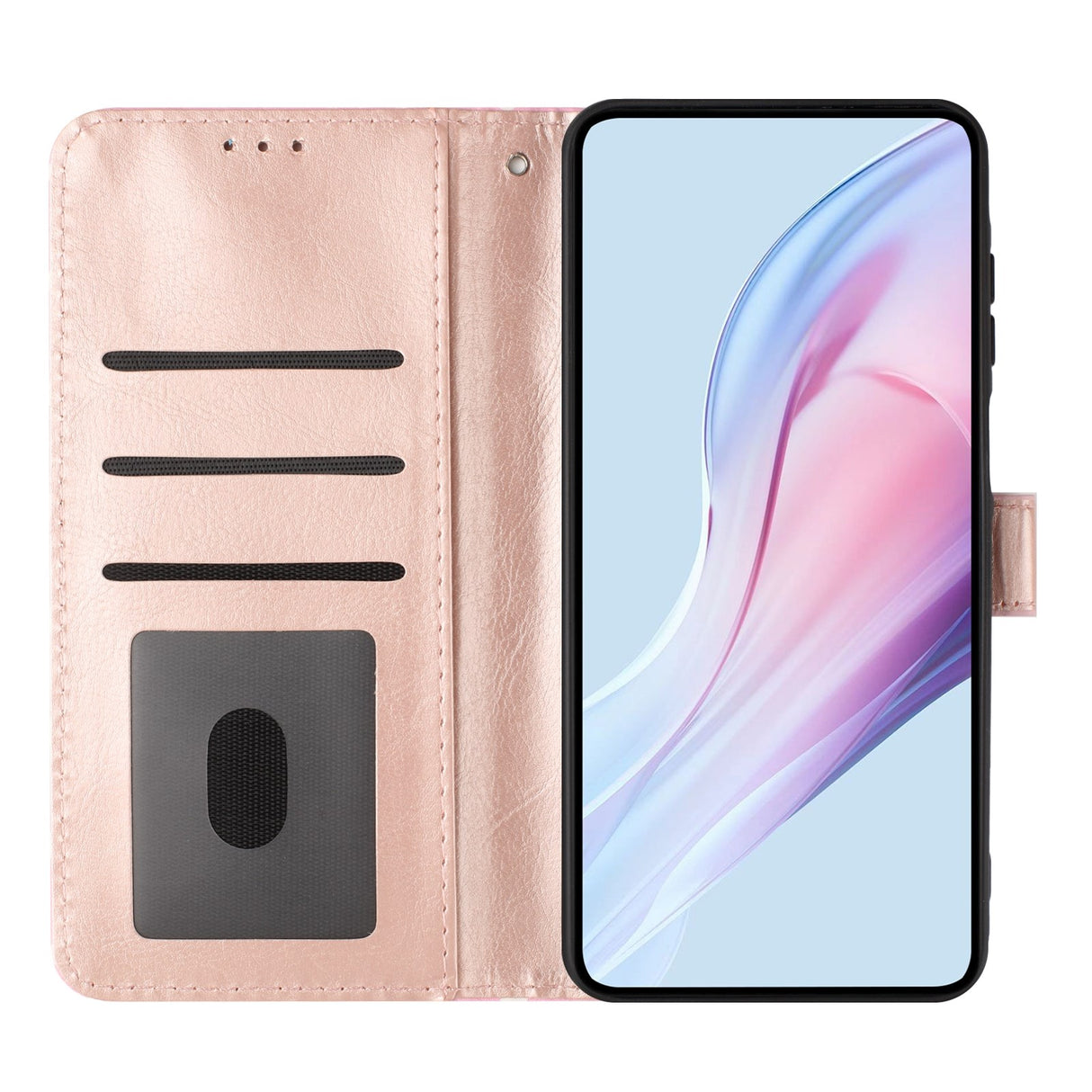 EIDERWOOD Xiaomi 17 Pro Max Kunstlæder Flip Mobil Cover m. Polka Design - Lyserød