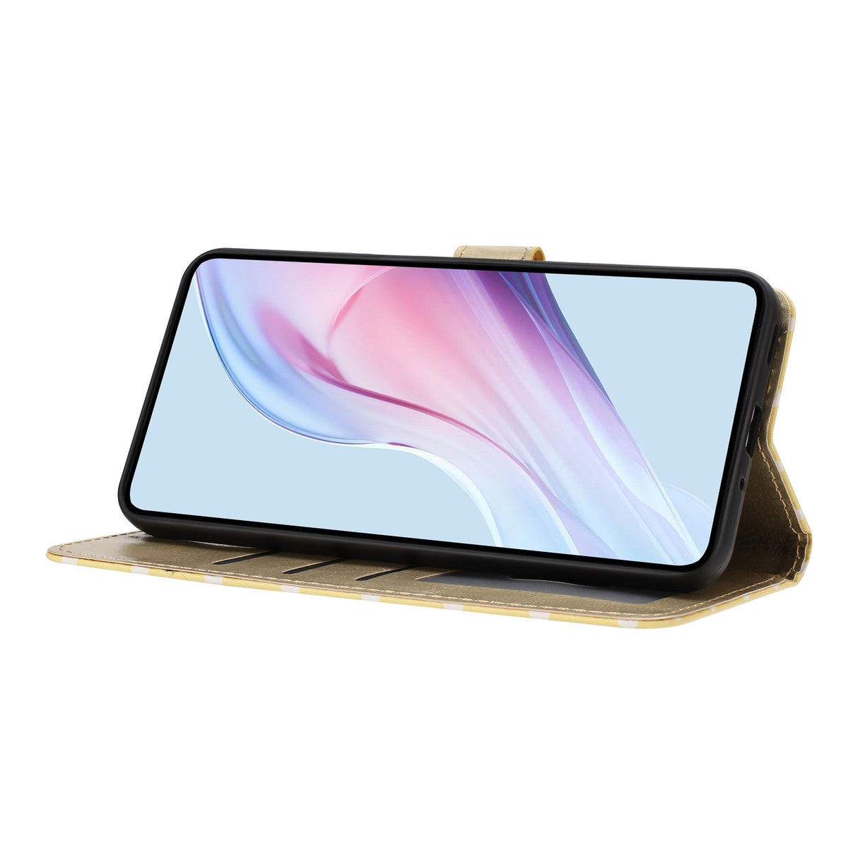 EIDERWOOD Xiaomi 17 Pro Kunstlæder Flip Mobil Cover m. Polka Design - Gul