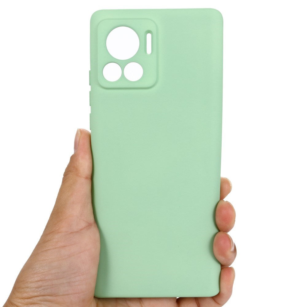EIDERWOOD Motorola Edge 30 Ultra Liquid Silikone Mobil Cover m. Strop - Grøn