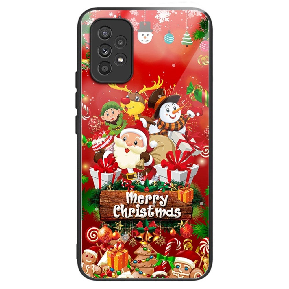 Samsung Galaxy A53 (5G) Jule Mobil Cover m. Glasbagside - Merry Christmas