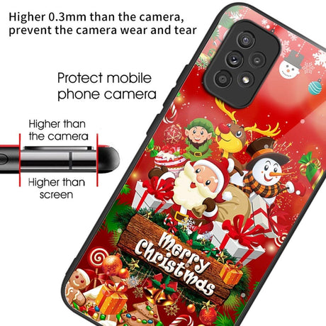 Samsung Galaxy A53 (5G) Jule Mobil Cover m. Glasbagside - Merry Christmas