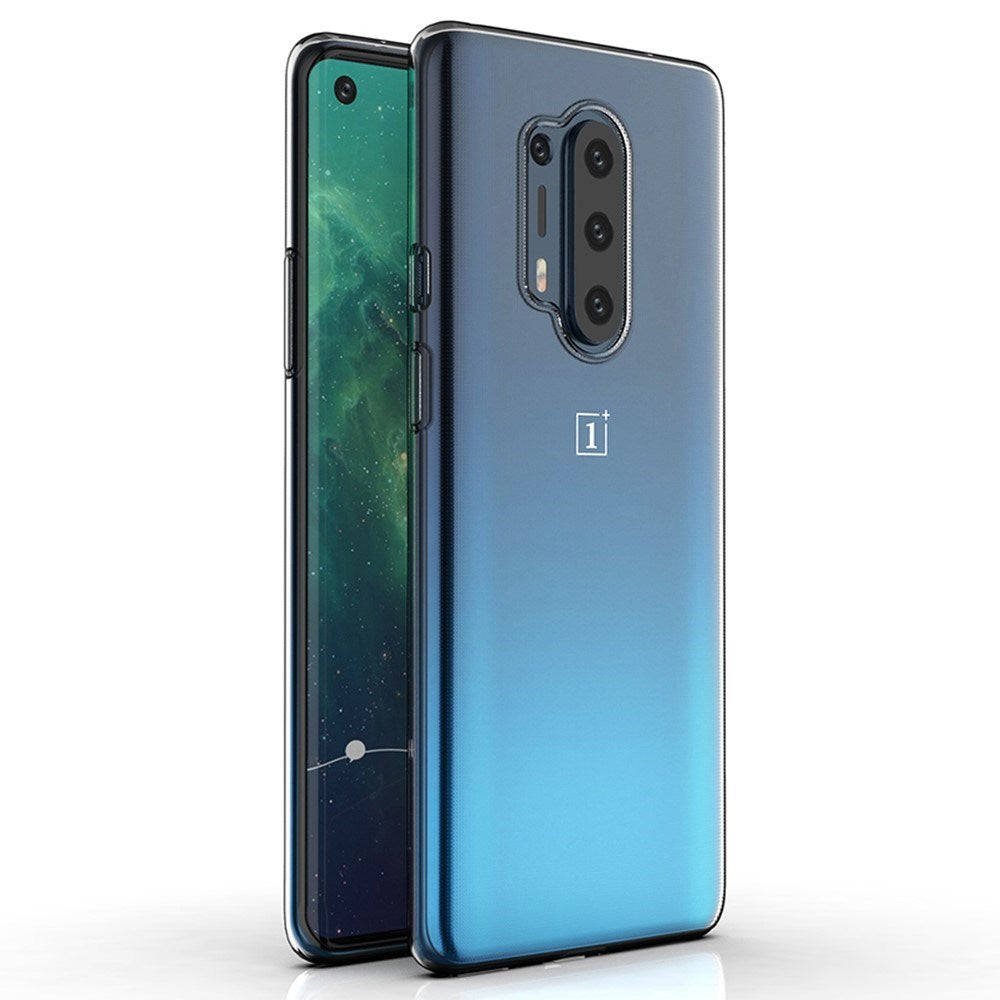 EIDERWOOD OnePlus 8 Pro Fleksibel Plastik Mobil Cover - Gennemsigtig