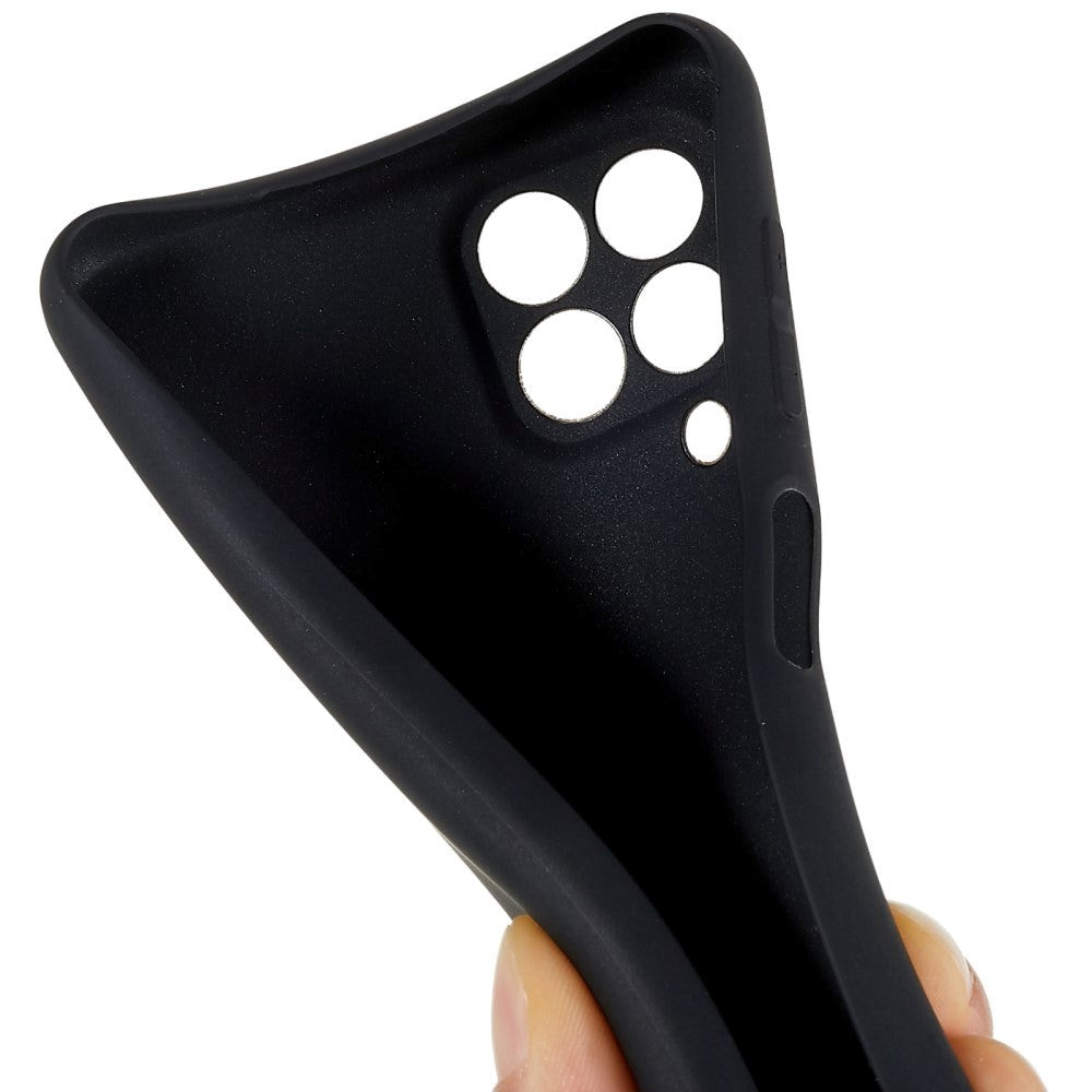 Samsung Galaxy M33 Mat Fleksibelt Plastik Mobil Cover - Sort