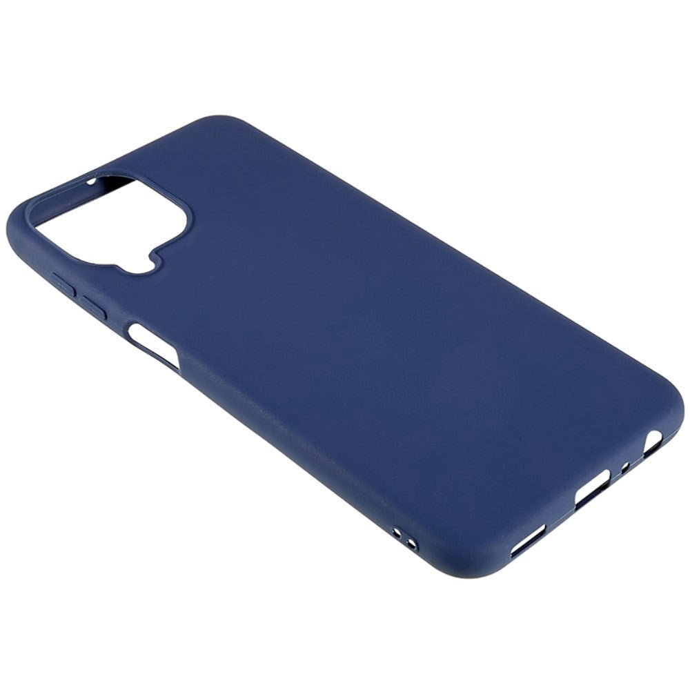 Samsung Galaxy M33 Mat Fleksibelt Plastik Mobil Cover - Blå