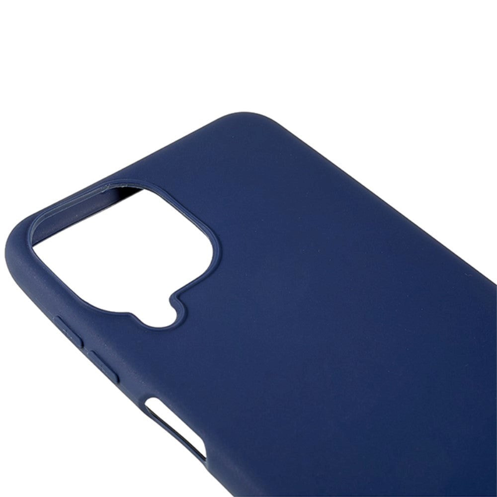 Samsung Galaxy M33 Mat Fleksibelt Plastik Mobil Cover - Blå