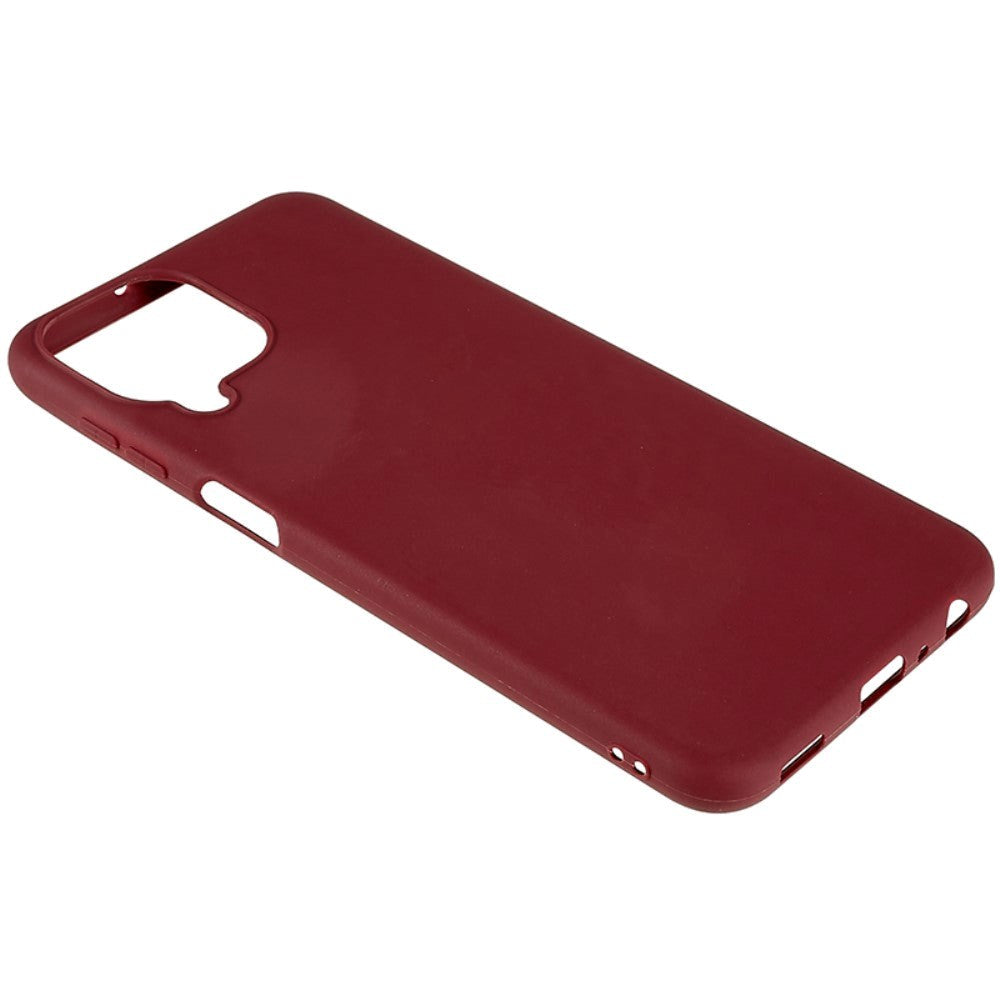 Samsung Galaxy M33 Mat Fleksibelt Plastik Mobil Cover - Rød
